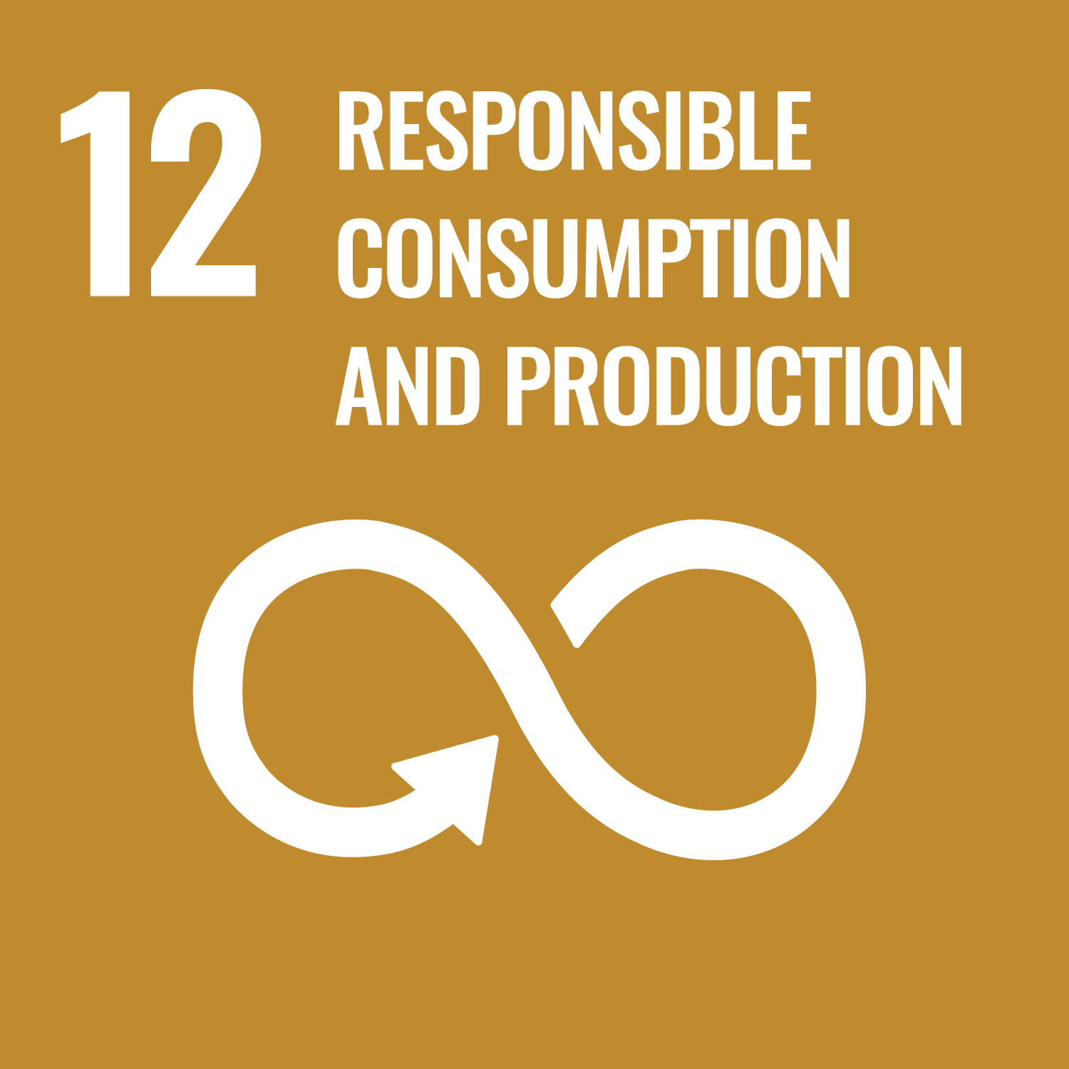 UN Agenda 2030 SDG 12 Responsible consumption and production icon.